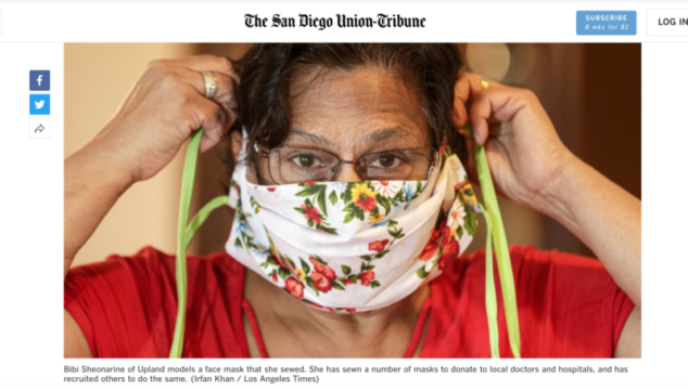 Bibi Sheonarine, photographed by Irfan Khan of the Los Angeles Times