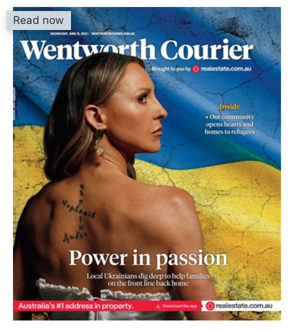 Bombs and bloodshed will not win Ukraine for Russia - Power in Passion, Wentworth Courier.