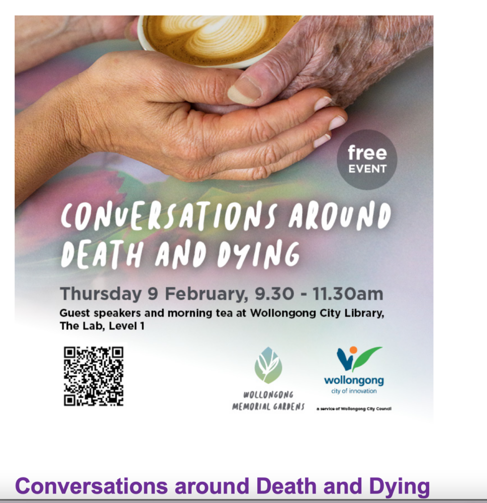 Wollongong Conversations Around Death and Dying - 2023